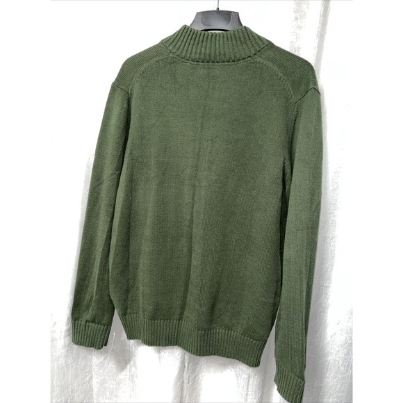 Izod Men's Sweater Green Size Large - Picture 4 of 5